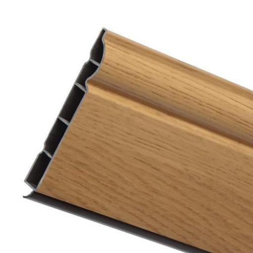 100mm English Oak UPVC Skirting Board - 5m Torus