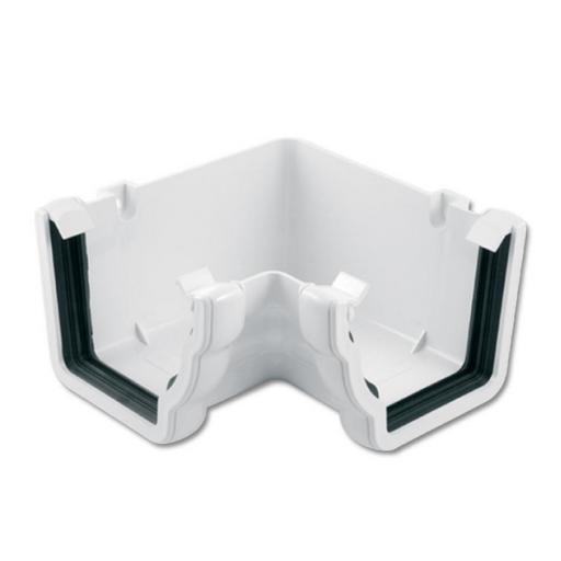 floplast white ogee gutter 90° internal angle
