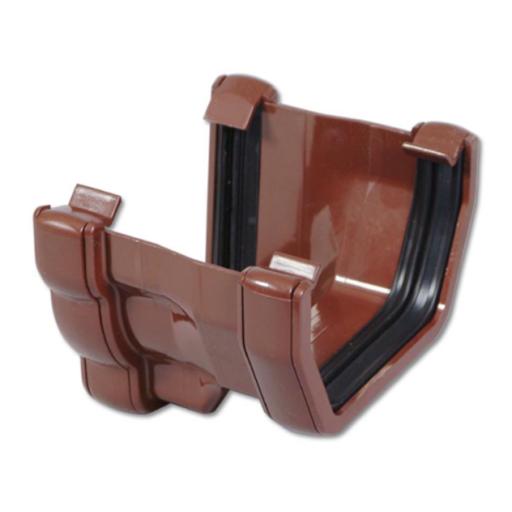 FloPlast Brown Ogee to Square Gutter Adaptors