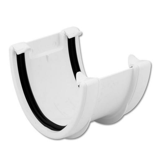floplast white high capacity or deepflow gutter union joint