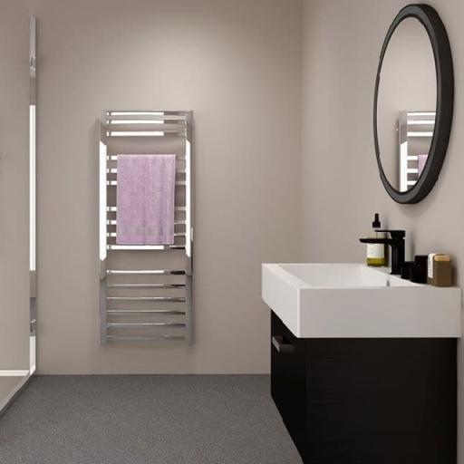 Pale Grey Matt Bathroom & Shower Wall Panel