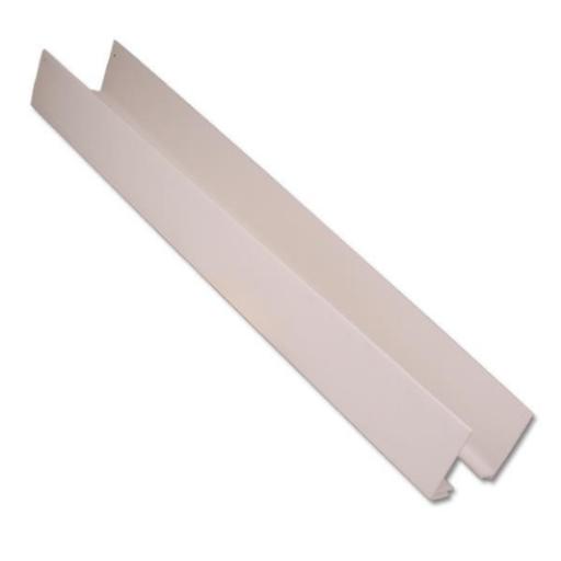 Embossed Cladding 2 Part Edge Trim (White) 3m