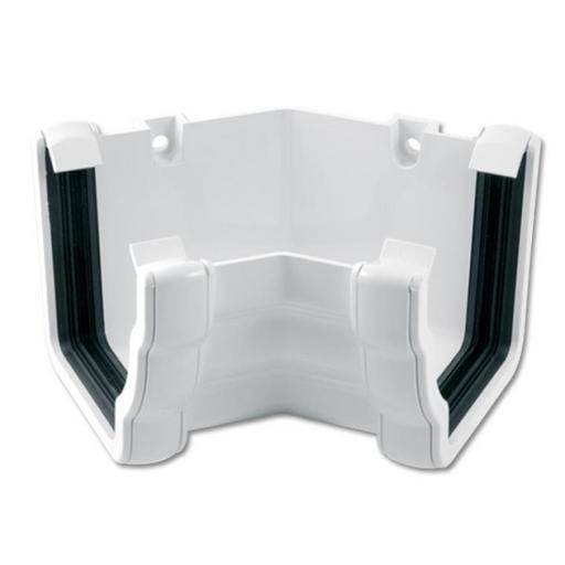 floplast white ogee gutter 135° internal angle