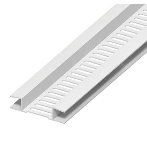 white soffit vent strip