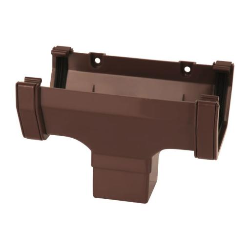 Brown Square Gutter Running Outlet