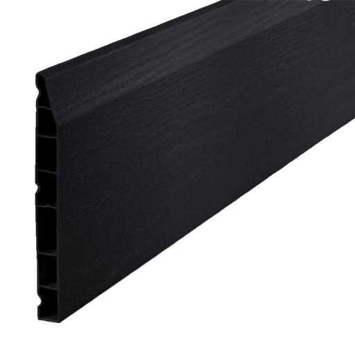 150mm Anthracite UPVC Skirting Board - 5m Chamfered