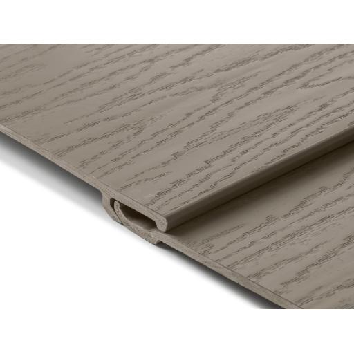 taupe coastline composite cladding 203mm x 5m tongue and groove joint