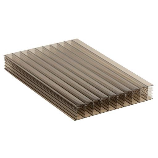 32mm Bronze Multiwall Polycarbonate