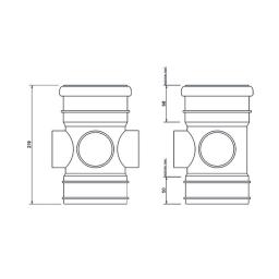 floplast soil pipe socket spigot dimensions