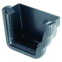floplast cast iron style ogee gutter right hand external stop end