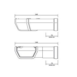 floplast square adjustable angle