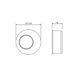 floplast soil pipe adaptor 68mm to 110mm