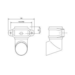 floplast cast iron round downpipe shoe