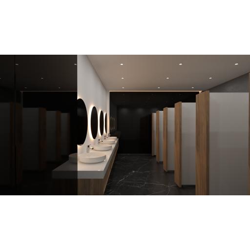 slate gloss toilet block pvc wall panels