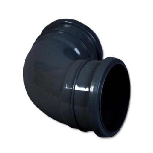 FloPlast Black Double Socket 92.5° Bend Soil Pipe