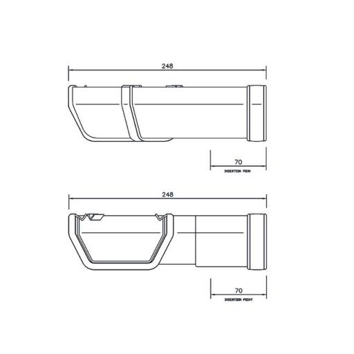 floplast square adjustable angle