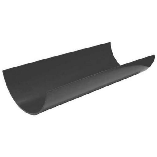 FloPlast Anthracite Grey Half Round Gutter