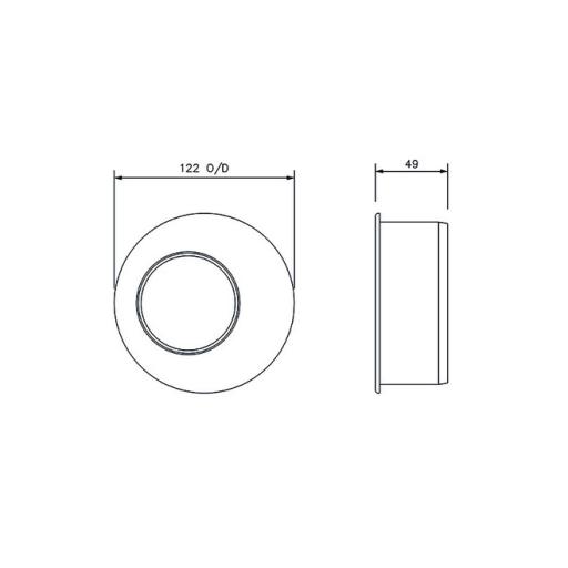 floplast soil pipe adaptor 68mm to 110mm