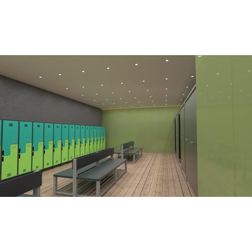 lockers room grape gloss hygienic wall sheet 