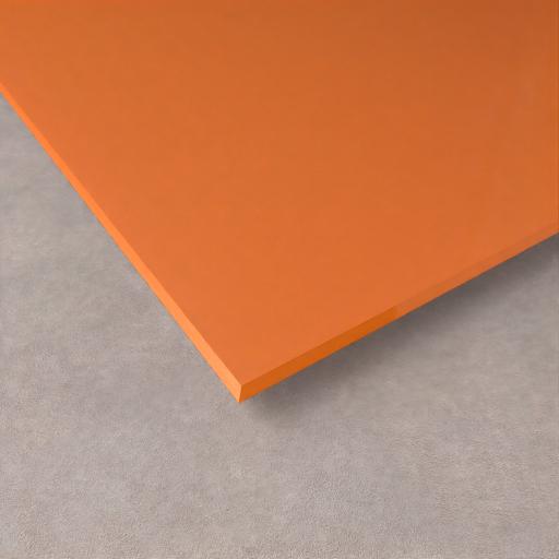 Orange Gloss Hygienic Wall Cladding