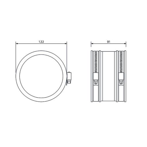 FloPlast Underground Flexible Adaptor 98-115mm dimensions.png