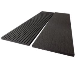 suelo composite decking fascia plank 3600 x 150 x 10mm charcoal