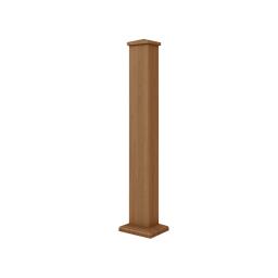 brown composite handrail system extra post