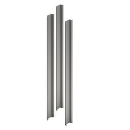 aluminium brown & grey fence post blanking strip