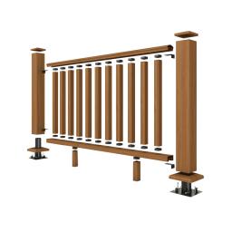 brown composite handrail system 2