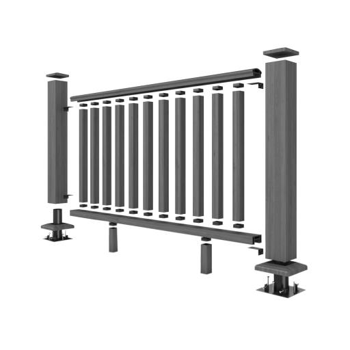 charcoal composite handrail system 2