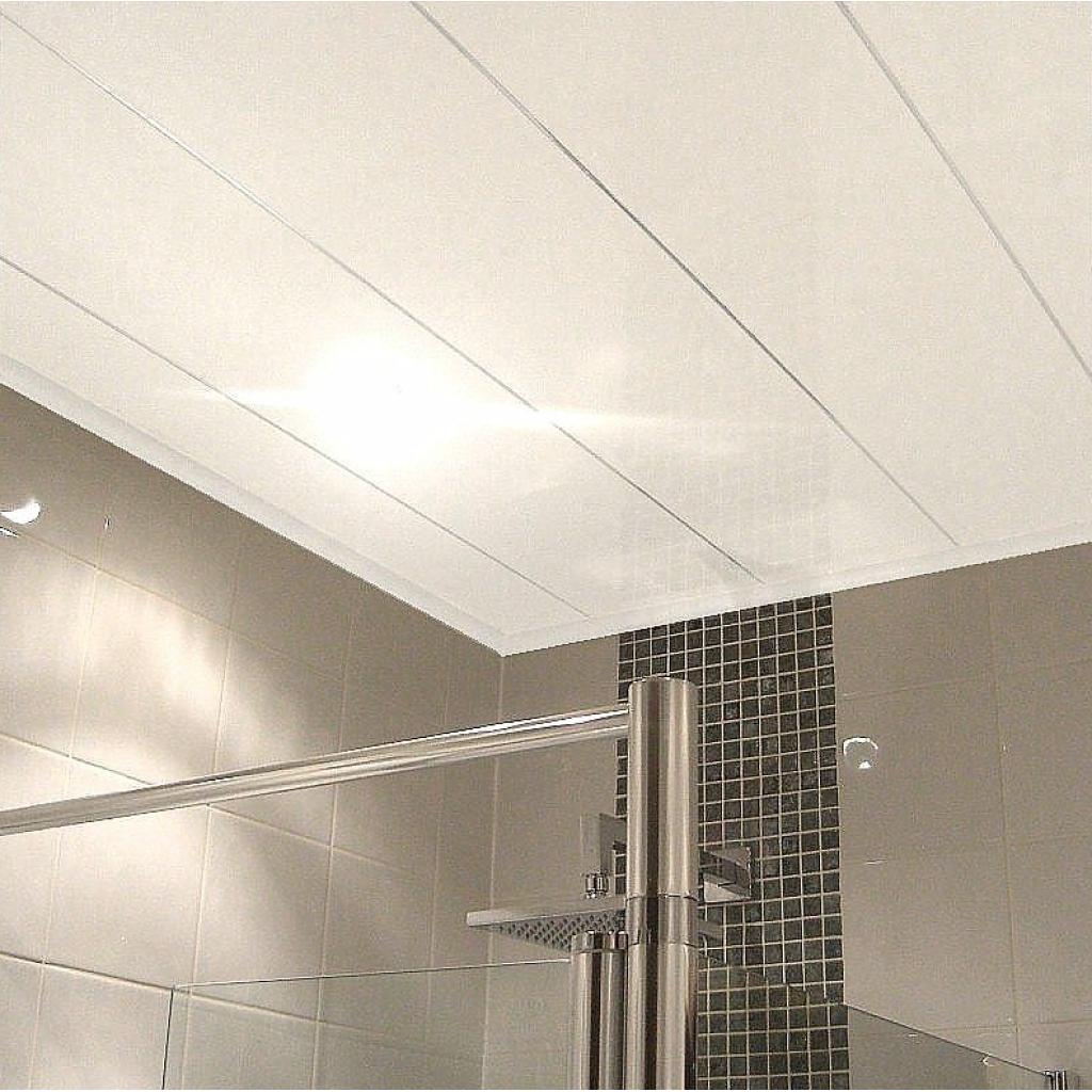 250mm White Grooved Gloss Ceiling Cladding