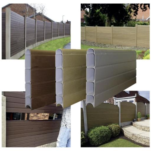 examples of composite eco fence panels