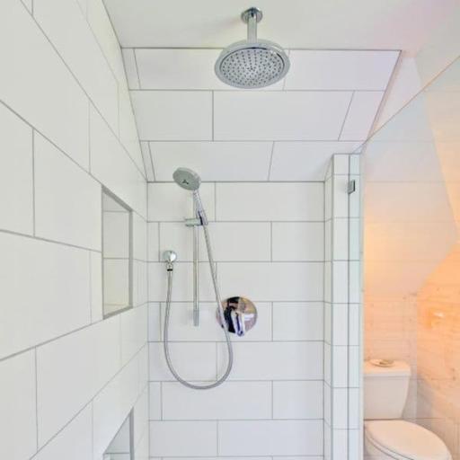 White Tile Matt- PVC Shower & Bathroom Panel