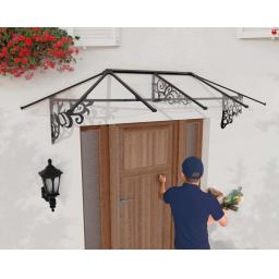 Palram-Canopia_Door_Awnings_Lily_XL_3x8.7_0.9x2.7_Black_Clear_Main-1.jpg