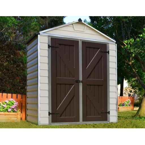 Skylight 6ft x 3ft Garden Shed - Amber Polycarbonate Panels