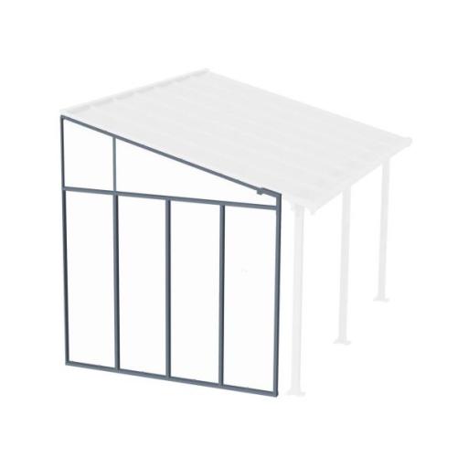 Patio Cover 3 Series Sidewall White Acryl