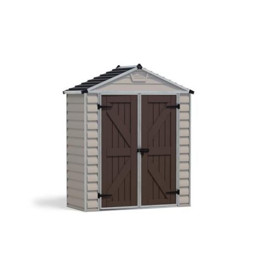 Skylight 6ft x 3ft Garden Shed - Tan Polycarbonate Panels