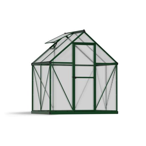 Mythos 6ft x 4ft Polycarbonate Greenhouse - Green Frame