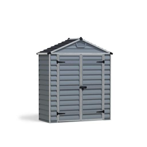 Skylight 6ft x 3ft Garden Shed - Grey Polycarbonate Panels