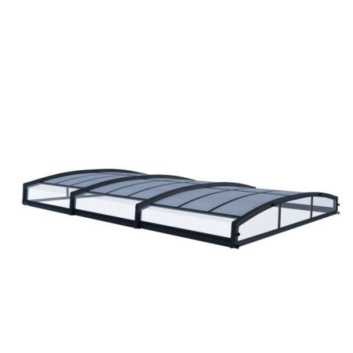Majorca 15' x 22' Pool Enclosure Kit- Grey Structure