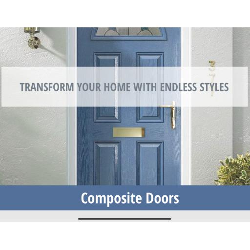 Example of a composite door for a house