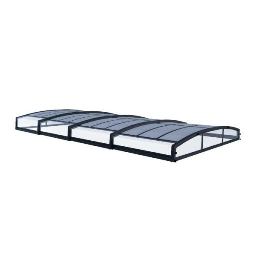 Majorca 15' x 28' Pool Enclosure Kit- Grey Structure