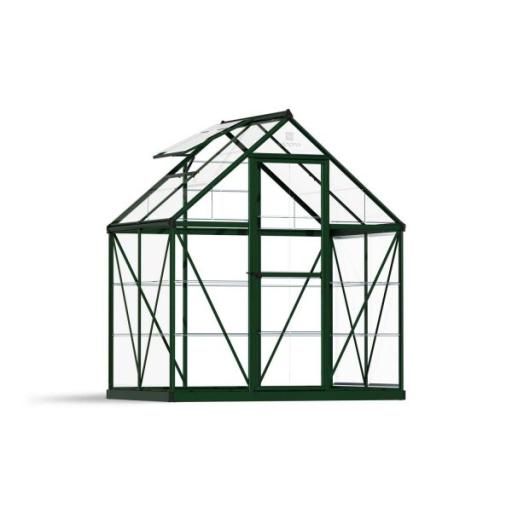 Harmony 6ft x 4ft Polycarbonate Greenhouse - Green Frame