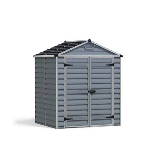 Skylight 6ft x 5ft Garden Shed - Grey Polycarbonate Panels