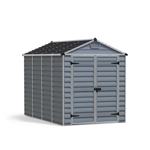 Skylight 6ft x 10ft Garden Shed - Grey Polycarbonate Panels