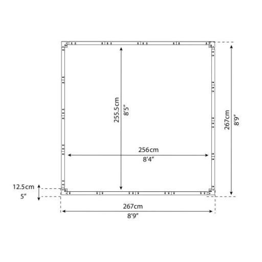 Base Kit 8ft. x 20 ft. Rion