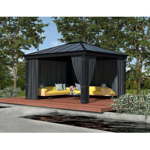 Dallas 12ft. x 20ft. Gazebo Curtain Set