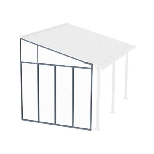 Patio Cover 3 Series Sidewall Grey Acryl