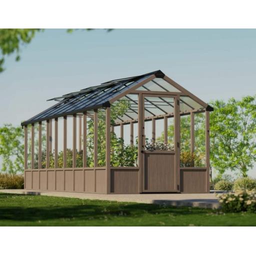 Greenhouse Kits Natura Cedar Wood 8ft x 22ft