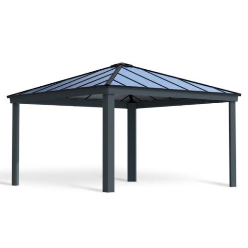 Colorado 14ft x 14ft Carport - Grey Aluminium
